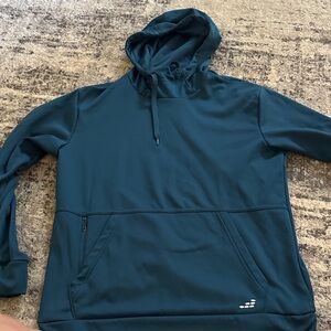 bcg Teal Crewneck Hooded Pullover